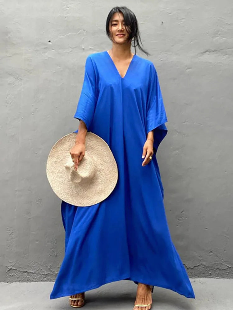 Boho Sexy Swimwear Cover Up Long Dress