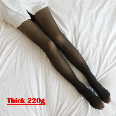 Woman Thermal Tights Sexy Translucent