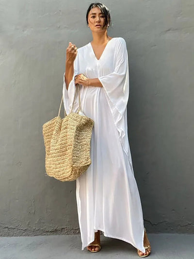 Boho Sexy Swimwear Cover Up Long Dress
