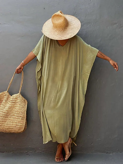 Boho Sexy Swimwear Cover Up Long Dress