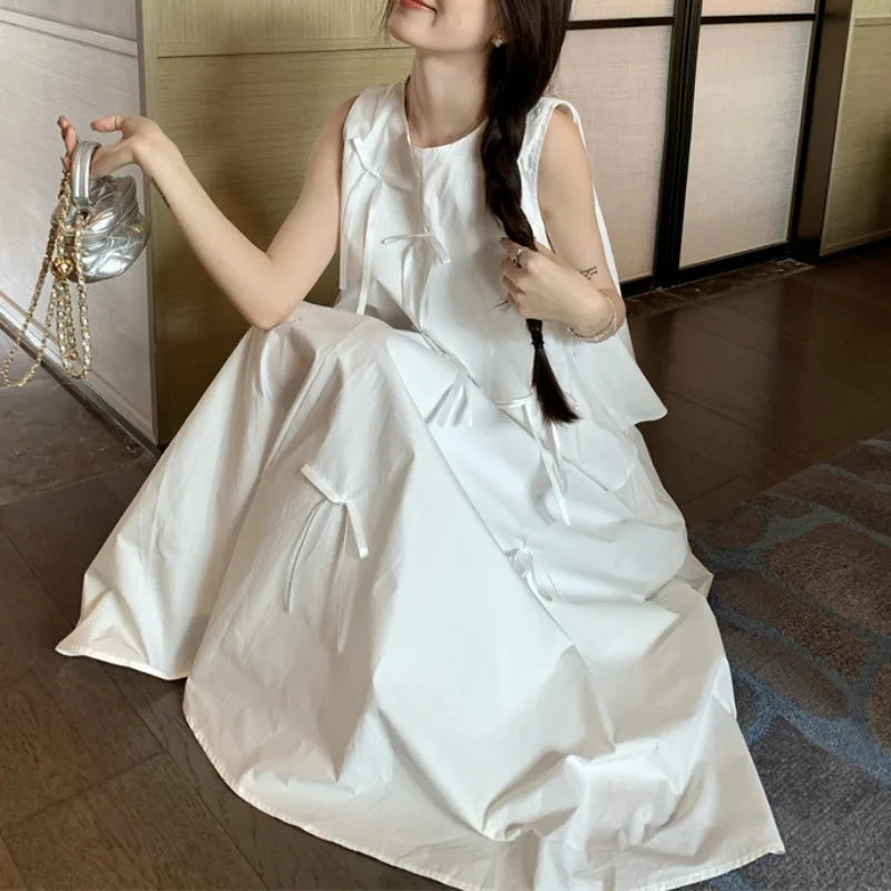 Women Bow Sweet Girls Summer Clothing