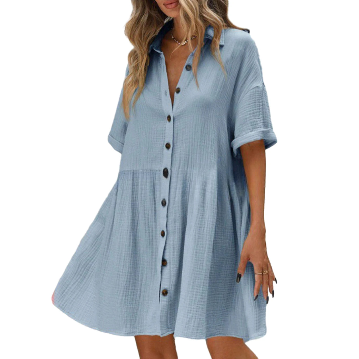 Loose Dresses European and American large-size