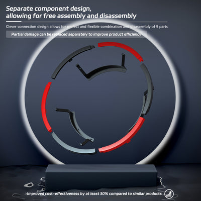 360° Rotating Dartboard Light Stand USB Powered-3