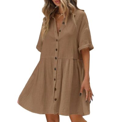 Loose Dresses European and American large-size