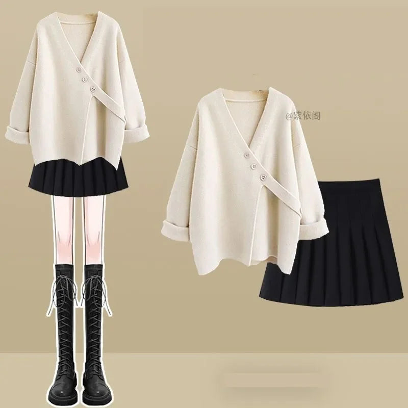 Women Spring New Fashion Pleated Skirt