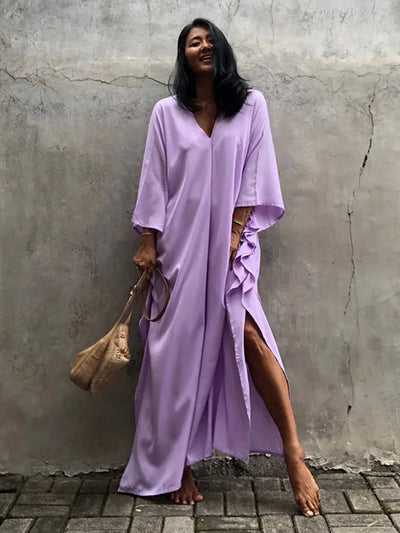 Boho Sexy Swimwear Cover Up Long Dress