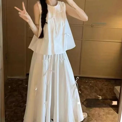 Women Bow Sweet Girls Summer Clothing