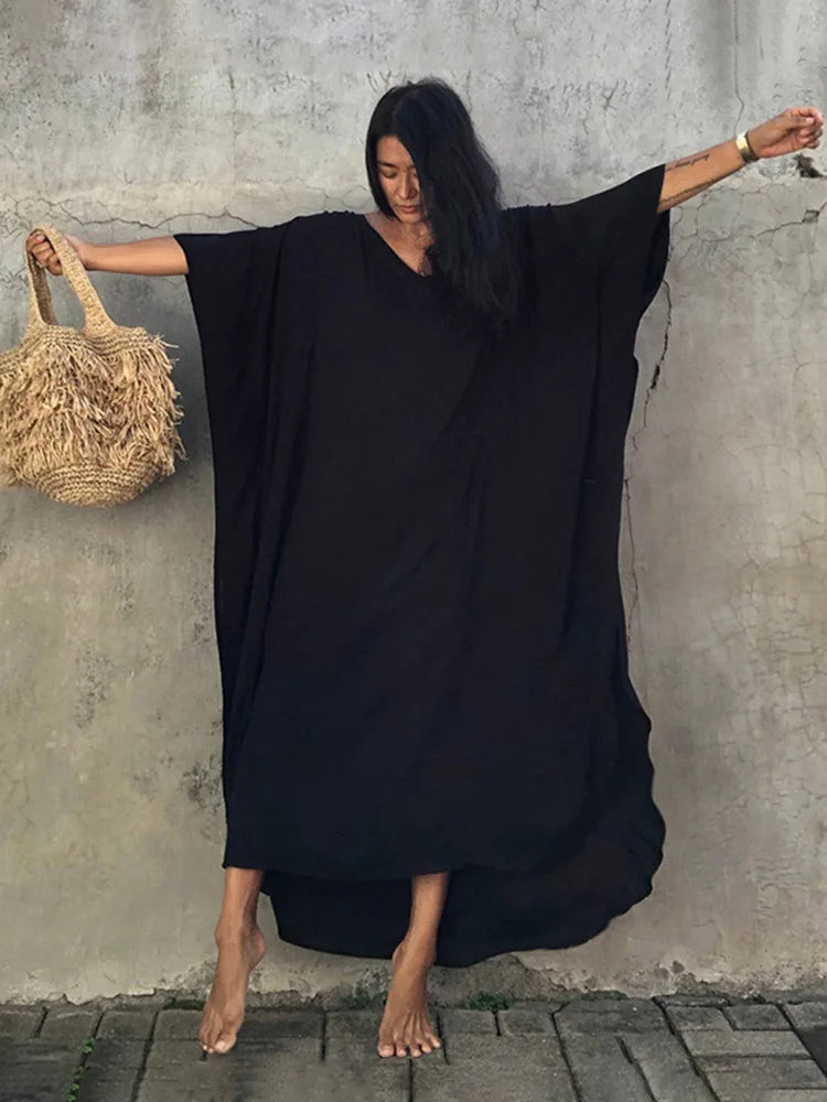 Boho Sexy Swimwear Cover Up Long Dress