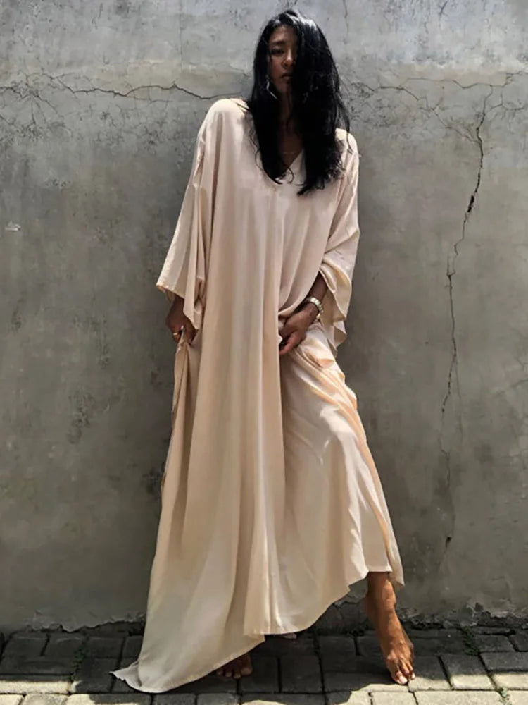 Boho Sexy Swimwear Cover Up Long Dress