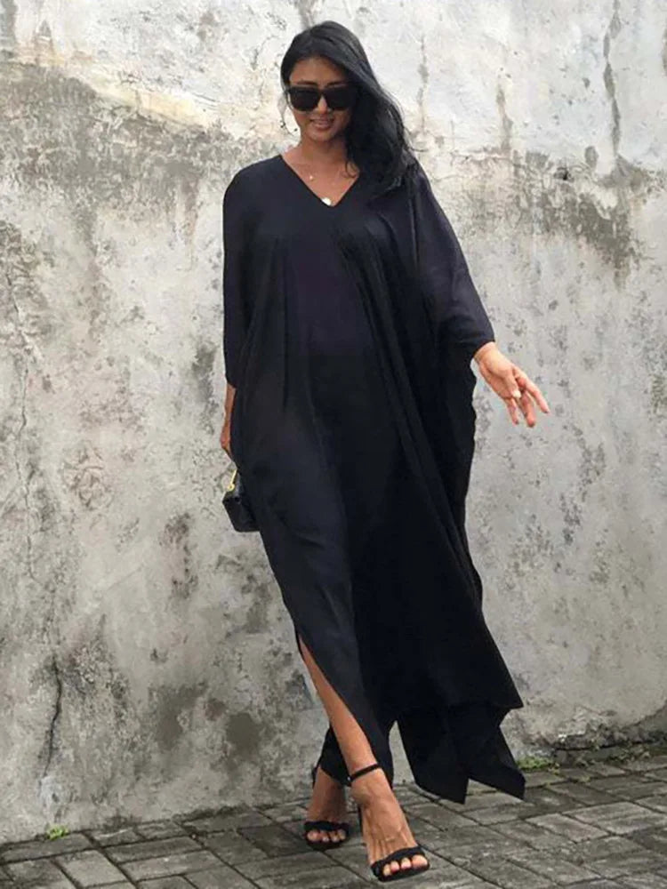 Boho Sexy Swimwear Cover Up Long Dress