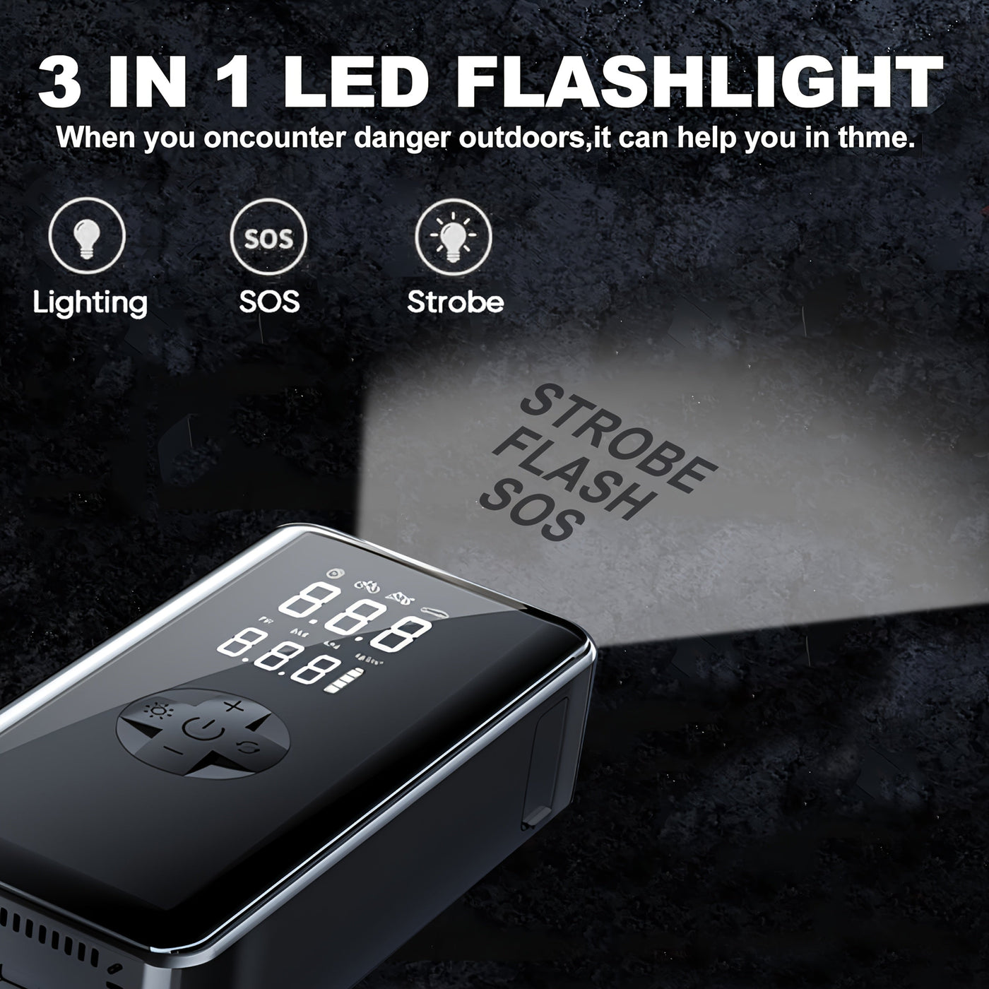 Car Battery Starter Kit with Air Compressor (7-in-1)-2