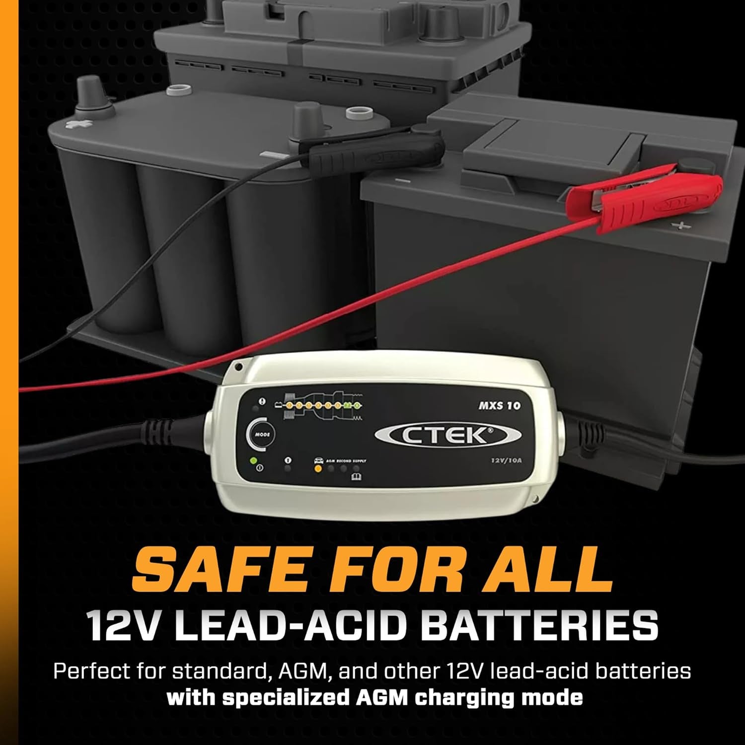 CTEK Multi MXS 10 - 10A 12V 8-Stage Smart Battery Charger & Conditioner