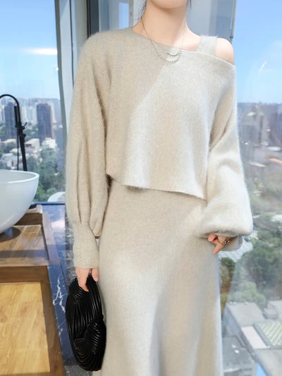 100% Mink Cashme Knit High Quality Sweater