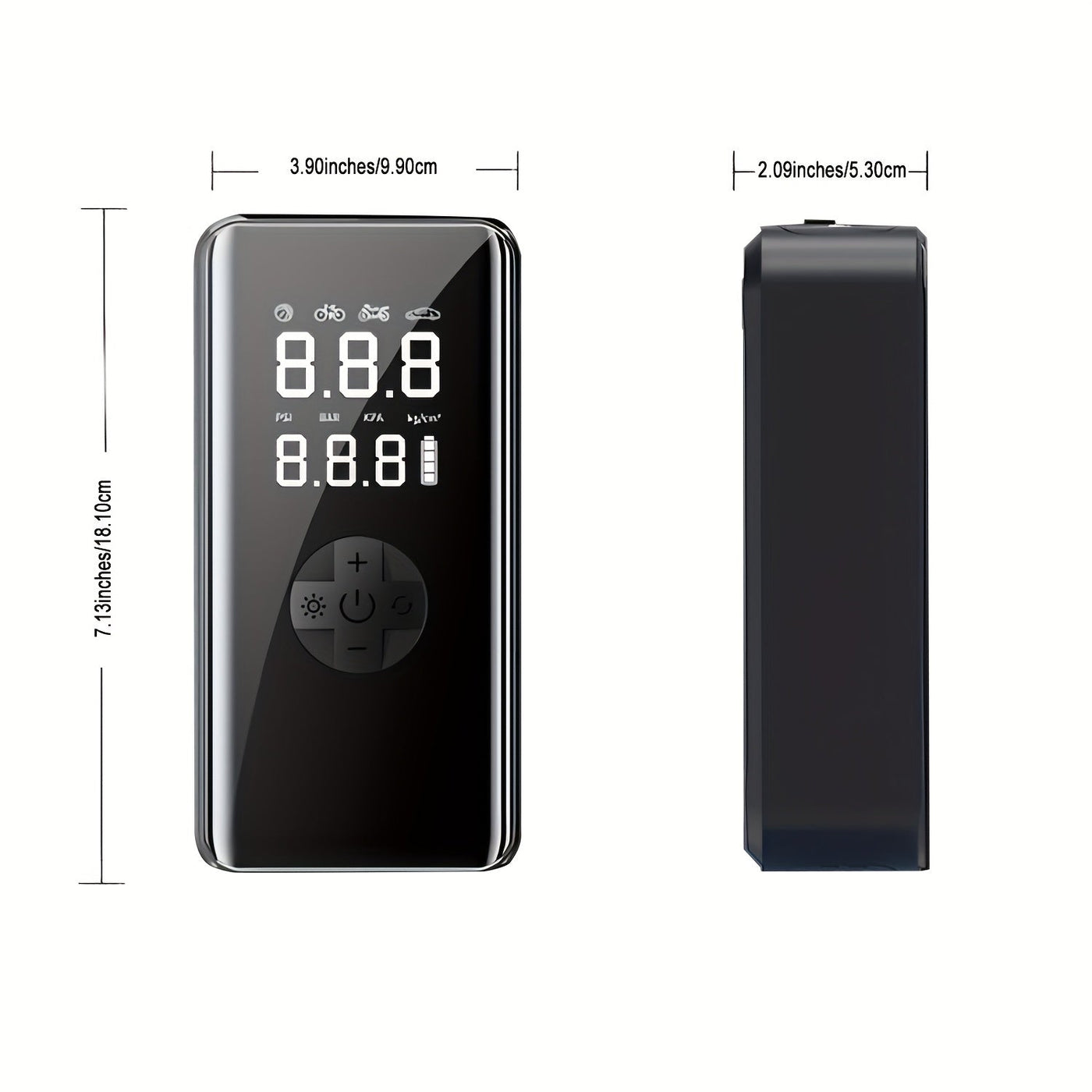 Car Battery Starter Kit with Air Compressor (7-in-1)-3