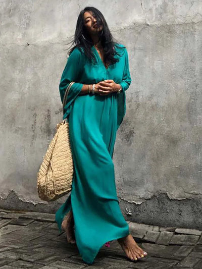 Boho Sexy Swimwear Cover Up Long Dress