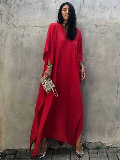 Boho Sexy Swimwear Cover Up Long Dress