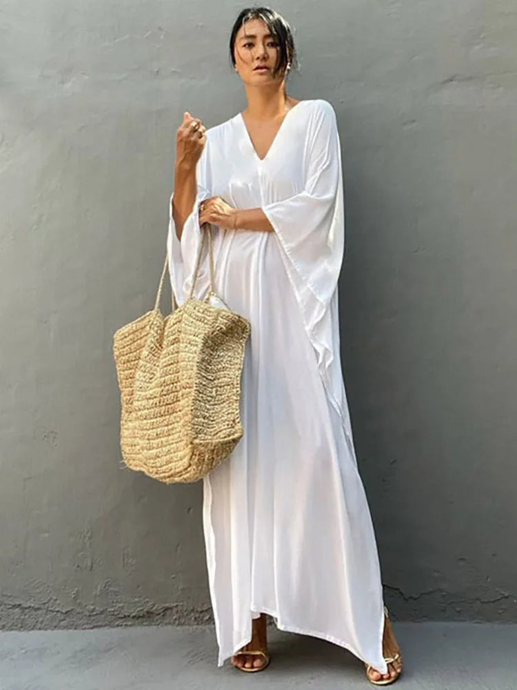 Boho Sexy Swimwear Cover Up Long Dress
