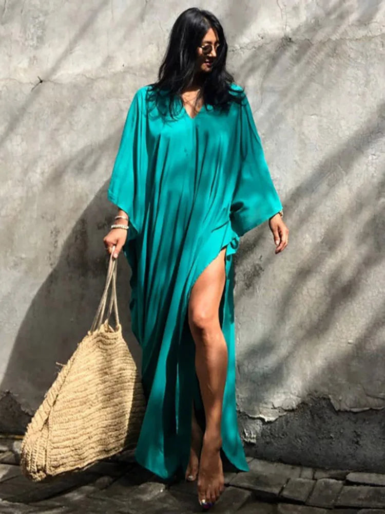 Boho Sexy Swimwear Cover Up Long Dress