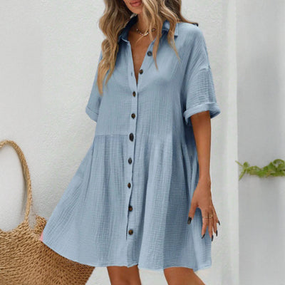 Loose Dresses European and American large-size