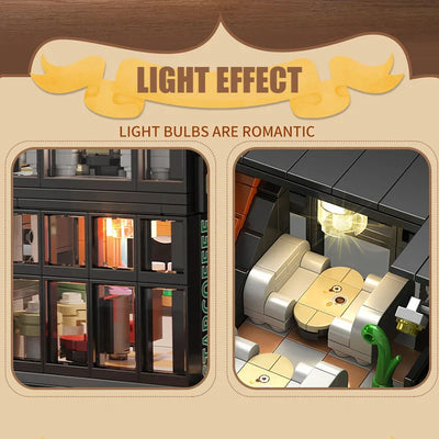 Star Coffee House Cafe Building Blocks Set (581Pcs)-3