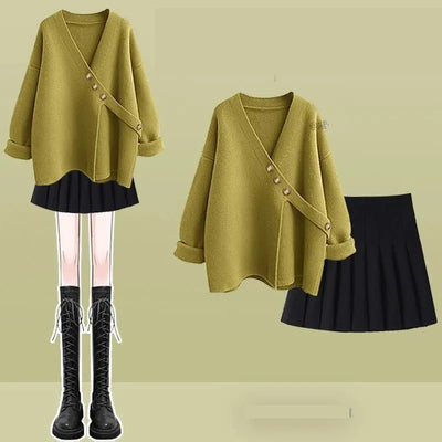 Women Spring New Fashion Pleated Skirt