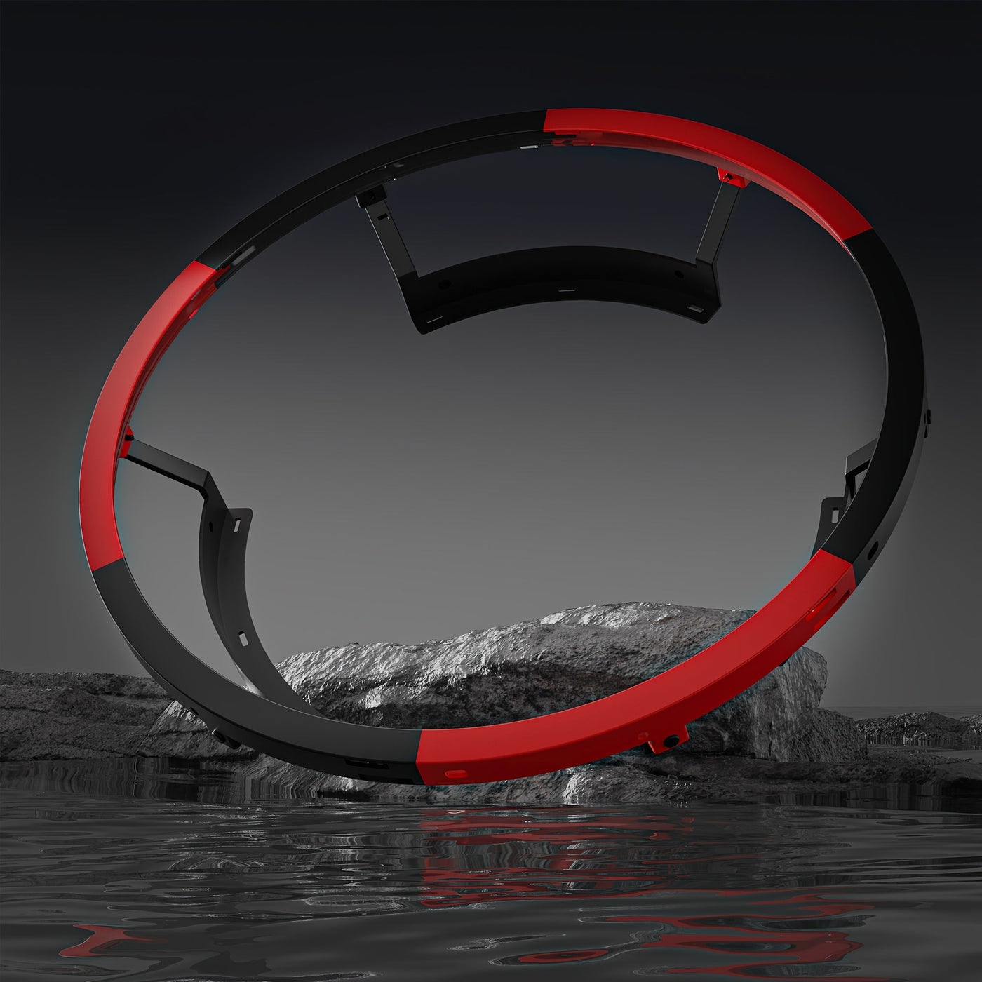 360° Rotating Dartboard Light Stand USB Powered-2