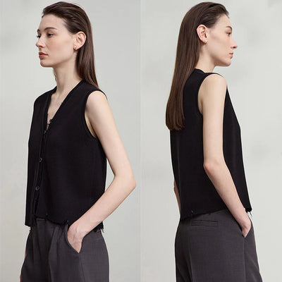 Solid Knitted O-Neck Loose Medium And Long Sweater