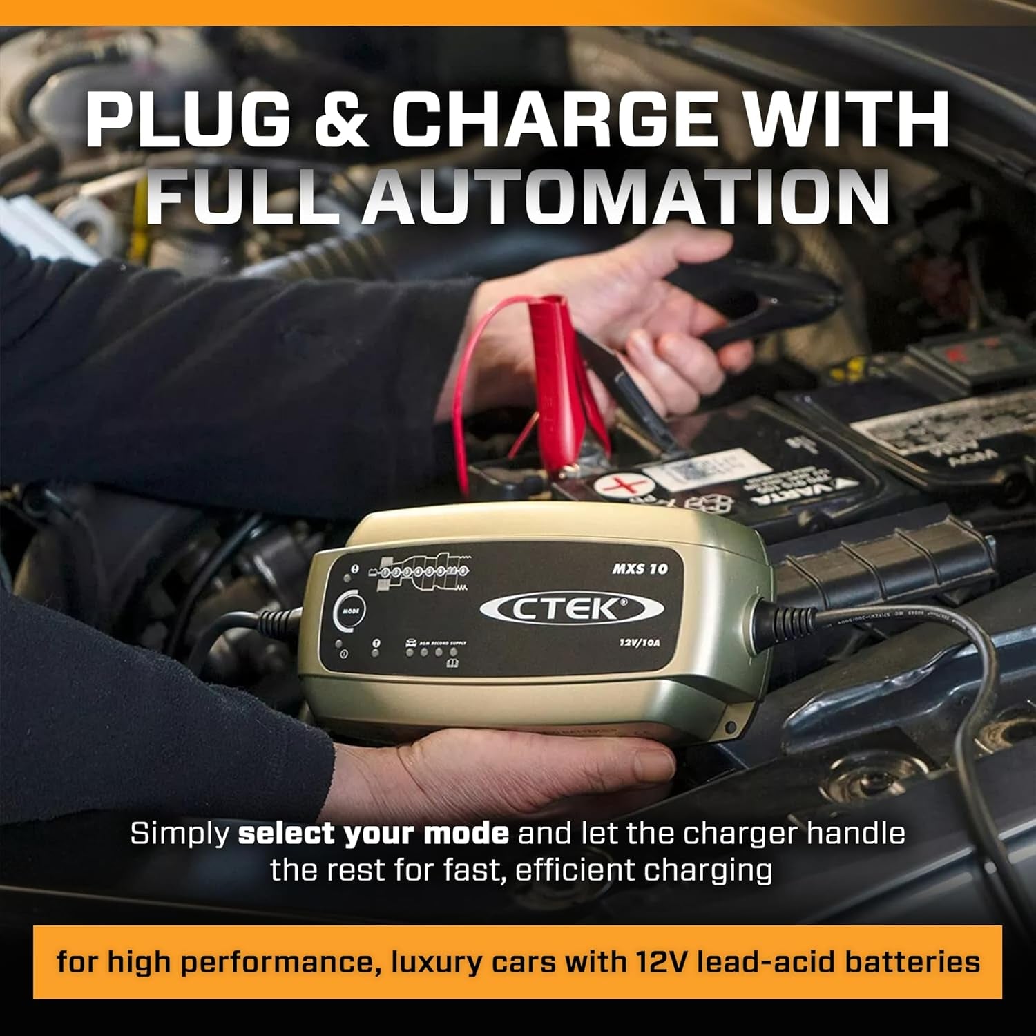 CTEK Multi MXS 10 - 10A 12V 8-Stage Smart Battery Charger & Conditioner