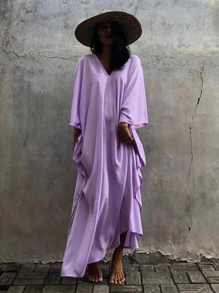 Boho Sexy Swimwear Cover Up Long Dress