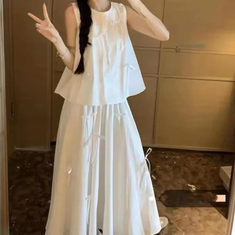 Women Bow Sweet Girls Summer Clothing