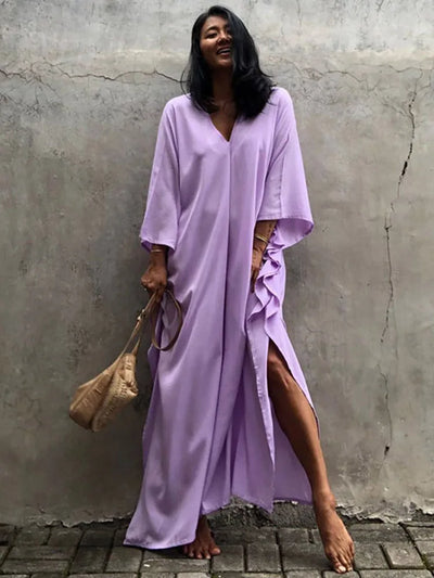 Boho Sexy Swimwear Cover Up Long Dress