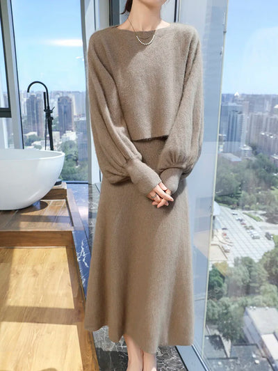 100% Mink Cashme Knit High Quality Sweater