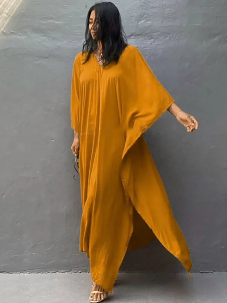 Boho Sexy Swimwear Cover Up Long Dress