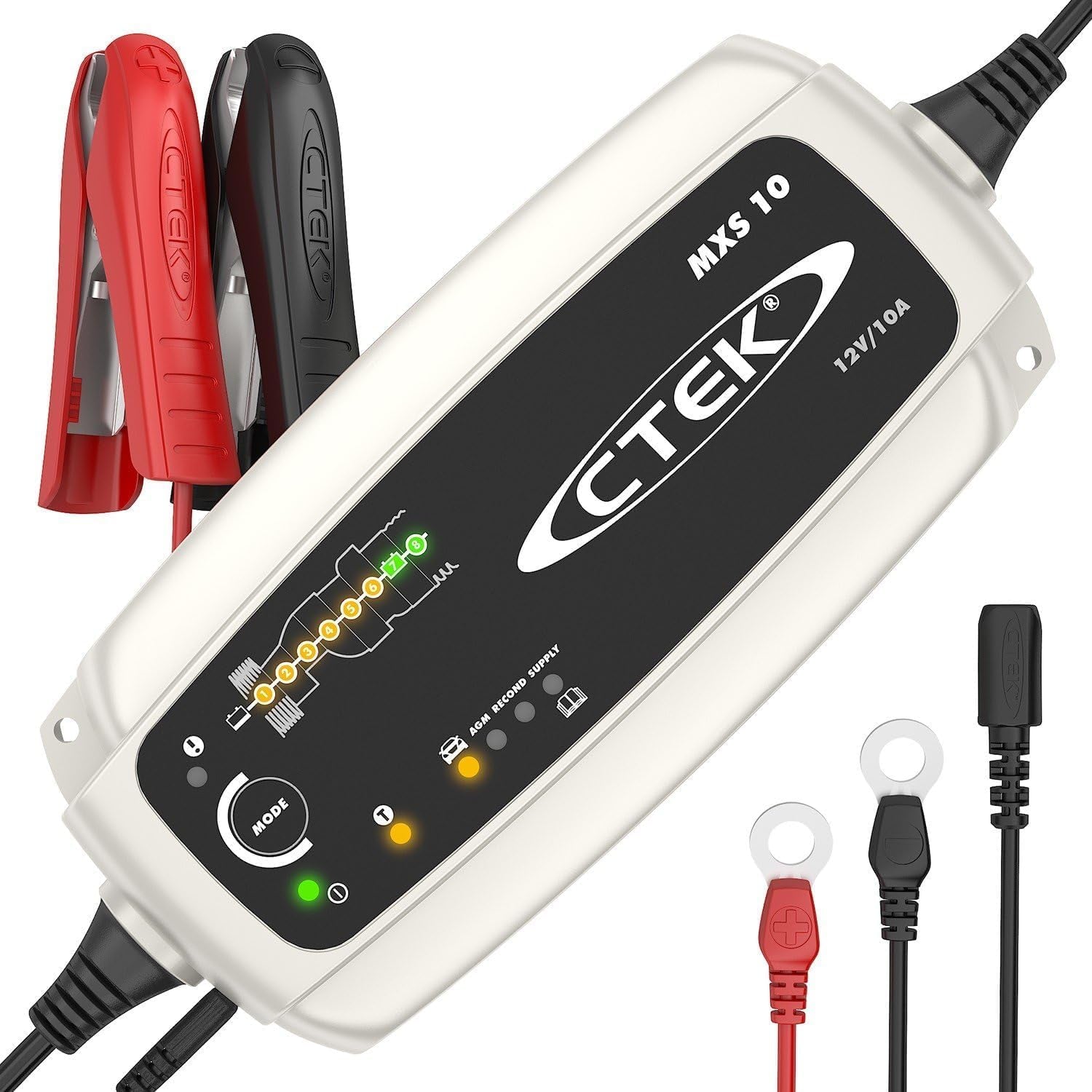 CTEK Multi MXS 10 - 10A 12V 8-Stage Smart Battery Charger & Conditioner